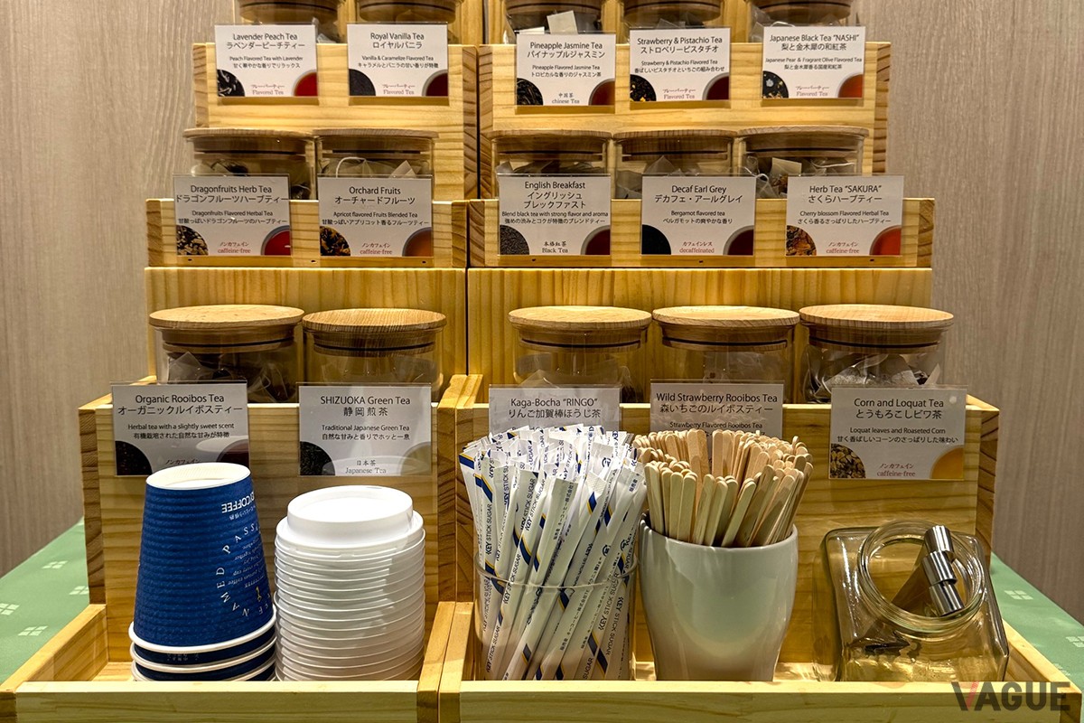 15種類の紅茶を用意