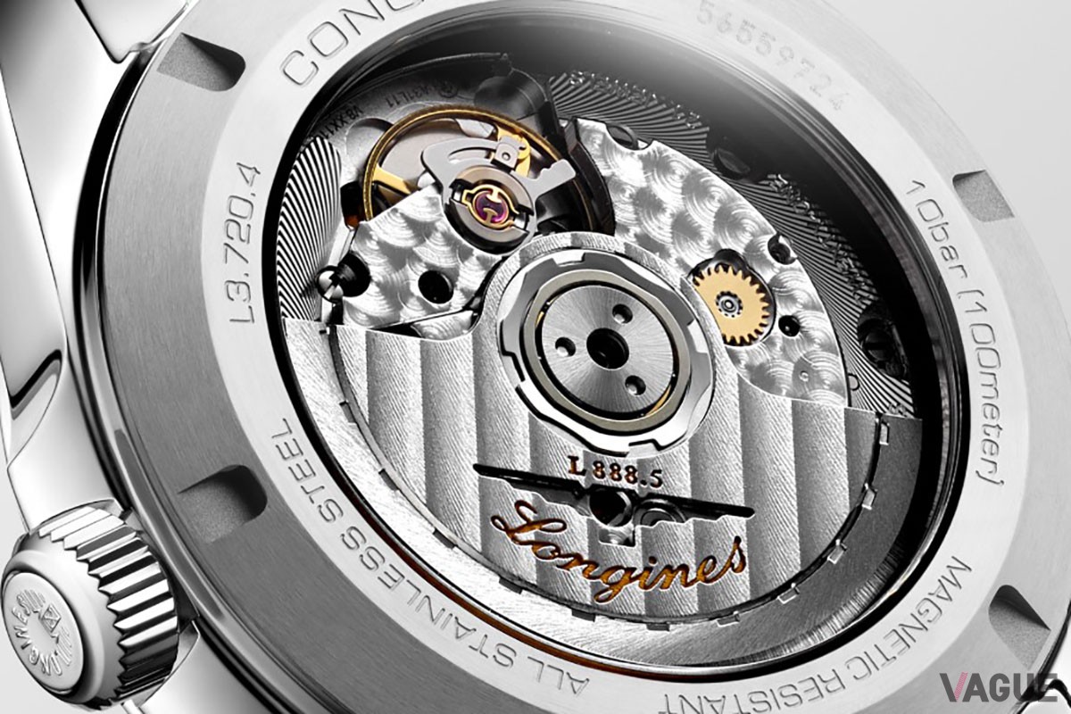 38mm、41mmモデルに搭載のキャリバー L888.5。パワーリザーブは約72時間