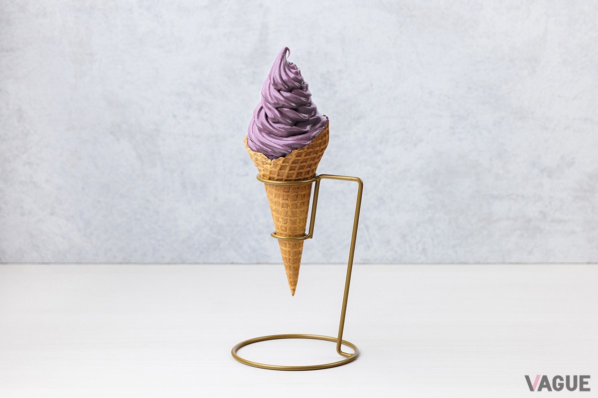 濃厚なフレーバーが楽しめる花豆ソフトクリーム