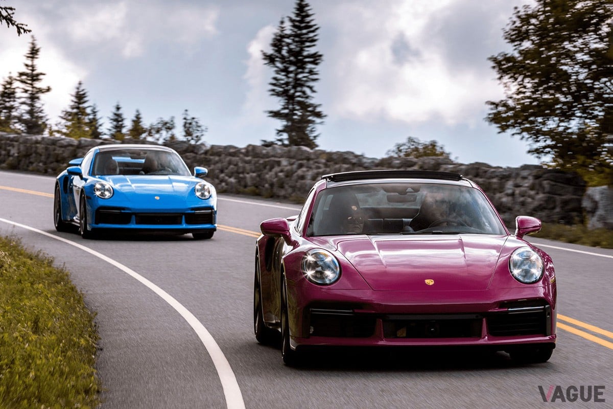 ツアーには「911」シリーズの「カレラGTSカブリオレ」、「カレラGTS」、「ターボS」、「ターボSカブリオレ」が用意される（C）Porsche Cars North America