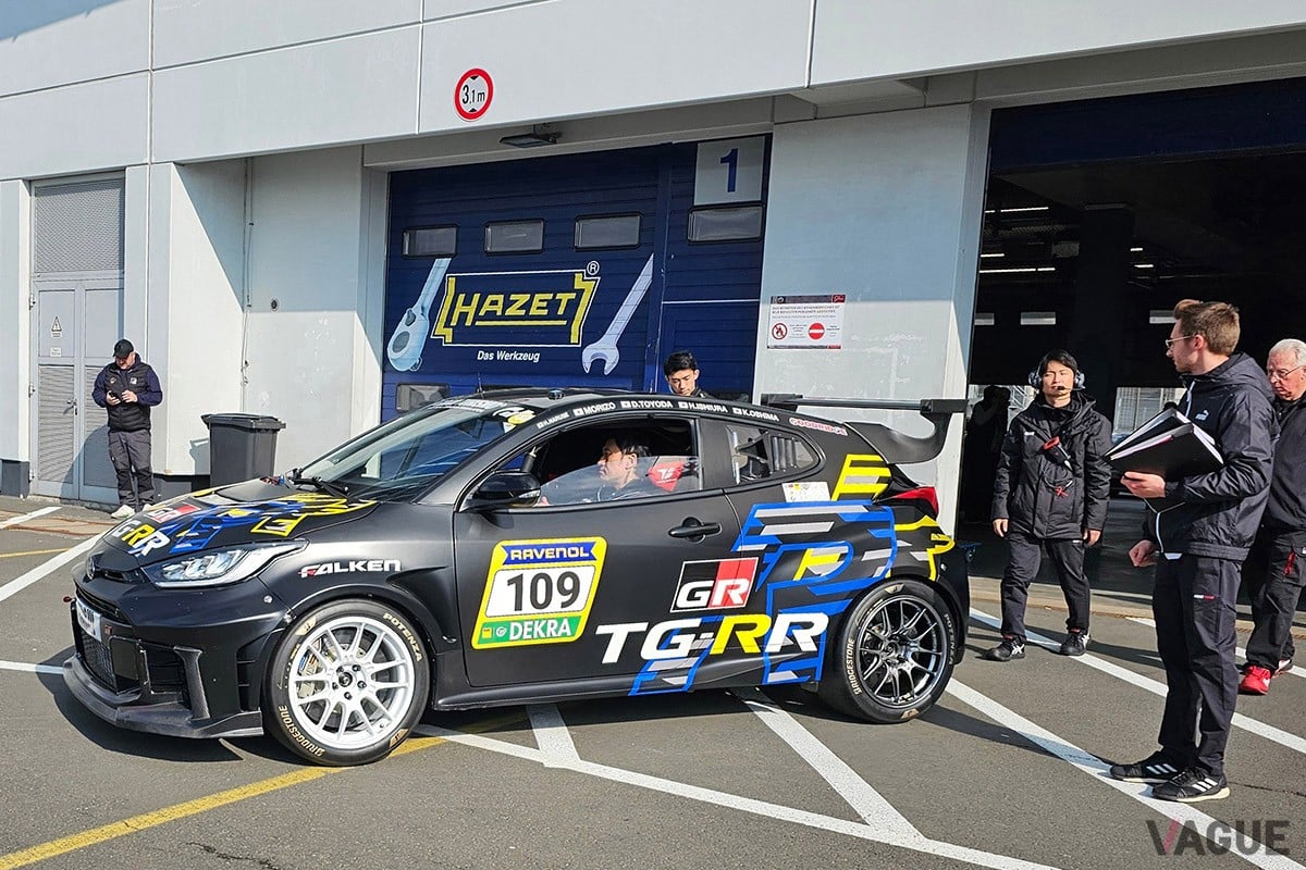 TGRRが挑んだ「ニュル24時間」の前哨戦でのワンシーン