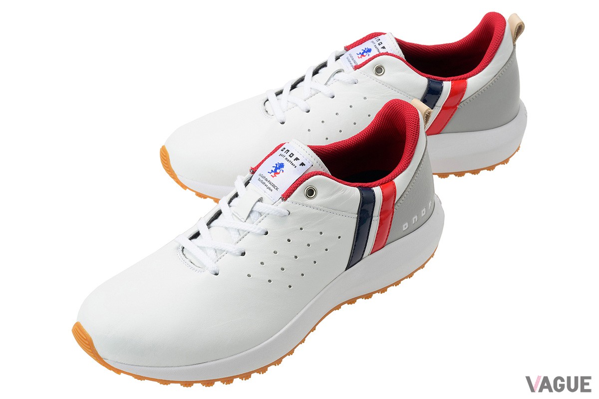 パトリックのゴルフラインであるLe Golf de PATRICKと人気ゴルフブランドのオノフがコラボした日本製ゴルフシューズ「PS0525」