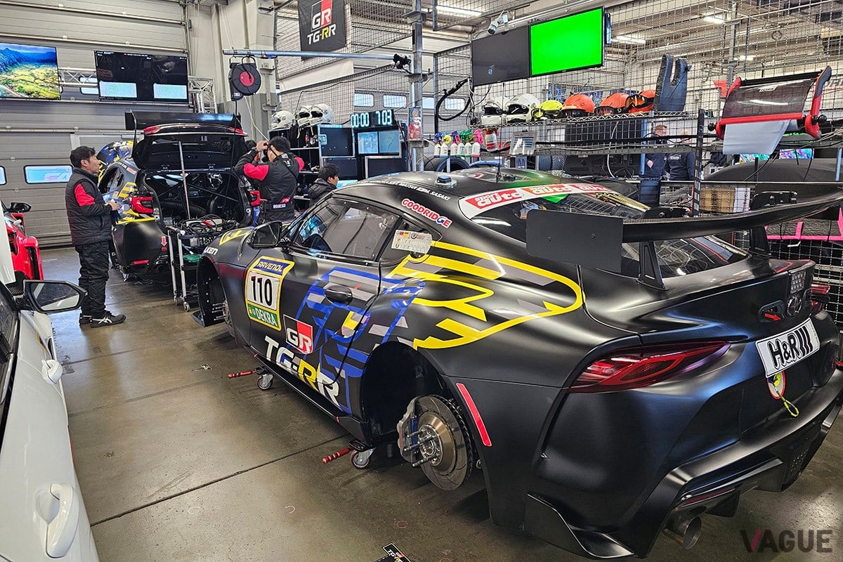 TGRRが挑んだ「ニュル24時間」の前哨戦でのワンシーン