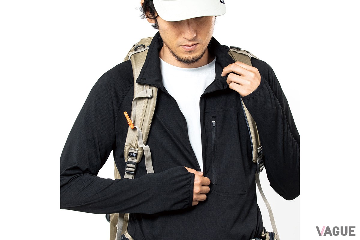 カリマー「fast-dry L/S half‐zip（101569）」