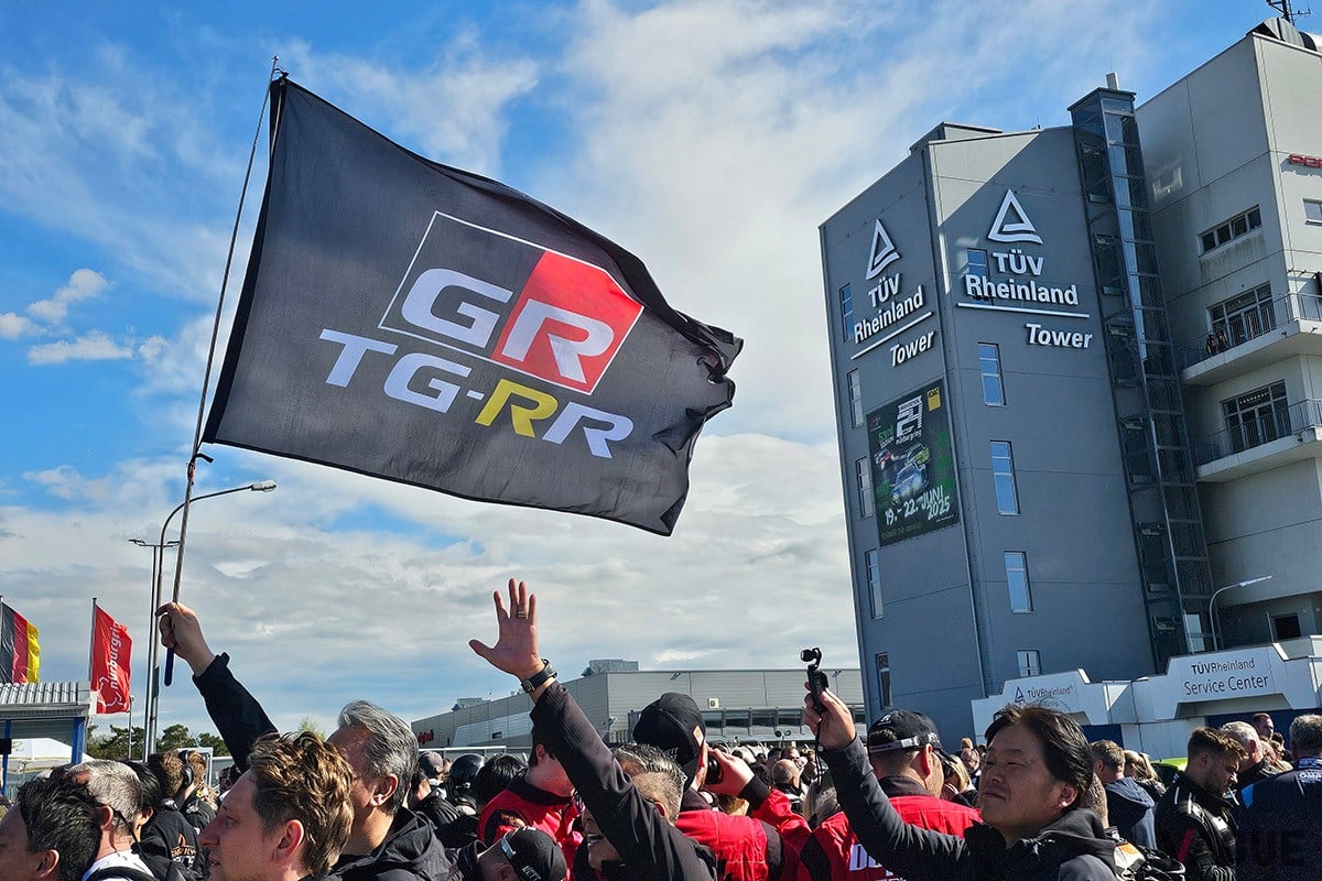 TGRRが挑んだ「ニュル24時間」の前哨戦でのワンシーン