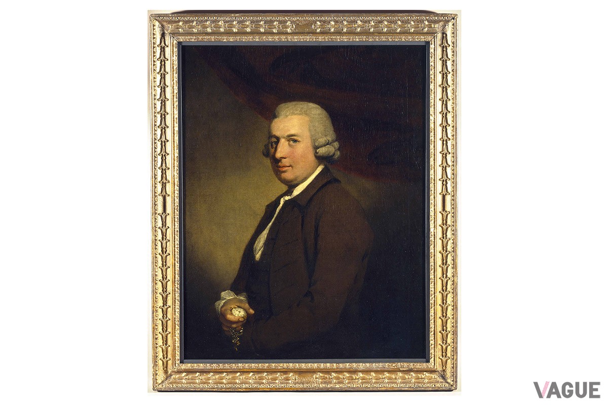 偉大な時計師ジョン・アーノルドの肖像。(c) British Museum