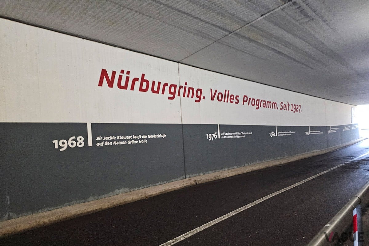 「ニュル24時間」の前哨戦となる4時間レースが開催されたニュルブルクリンクでのワンシーン