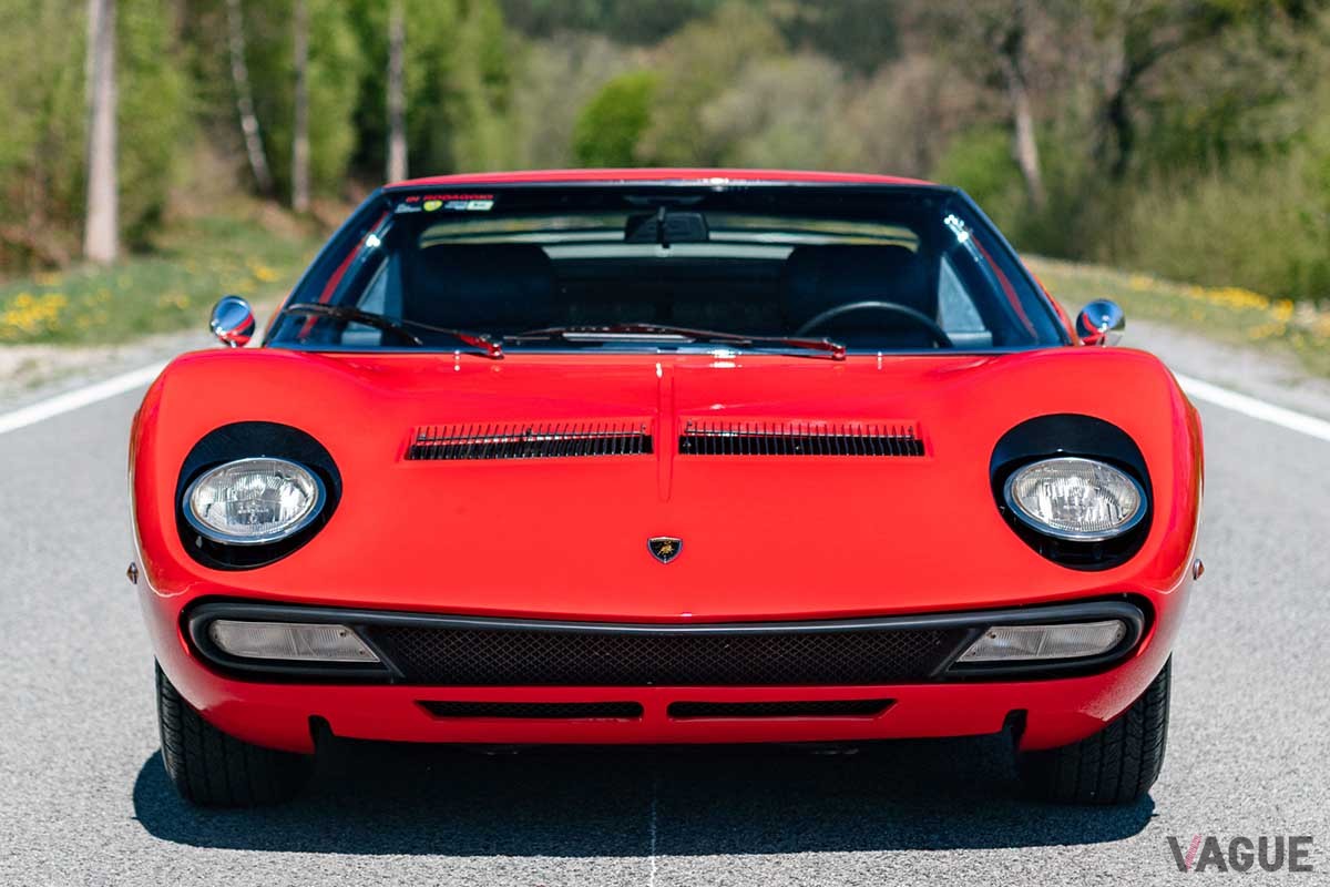 オークションに出品予定の1971年式ランボルギーニ「ミウラP400SV」Kevin Van Campenhout(c)2025 Courtesy of RM Sotheby's