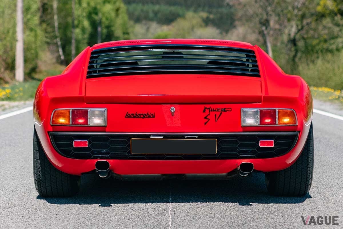 オークションに出品予定の1971年式ランボルギーニ「ミウラP400SV」Kevin Van Campenhout(c)2025 Courtesy of RM Sotheby's