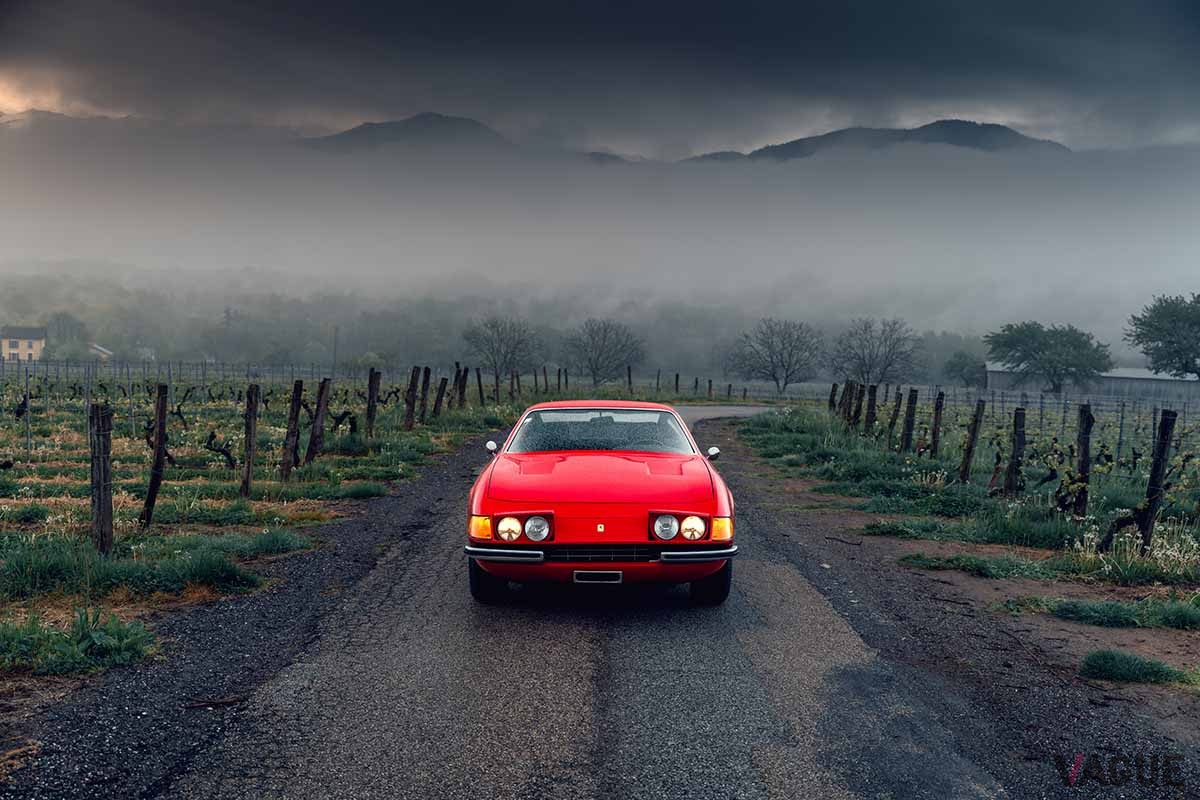 オークションに登場する1972年式フェラーリ「365GTB／4“デイトナ”」Simon Gosselin(c)2025 Courtesy of RM Sotheby's