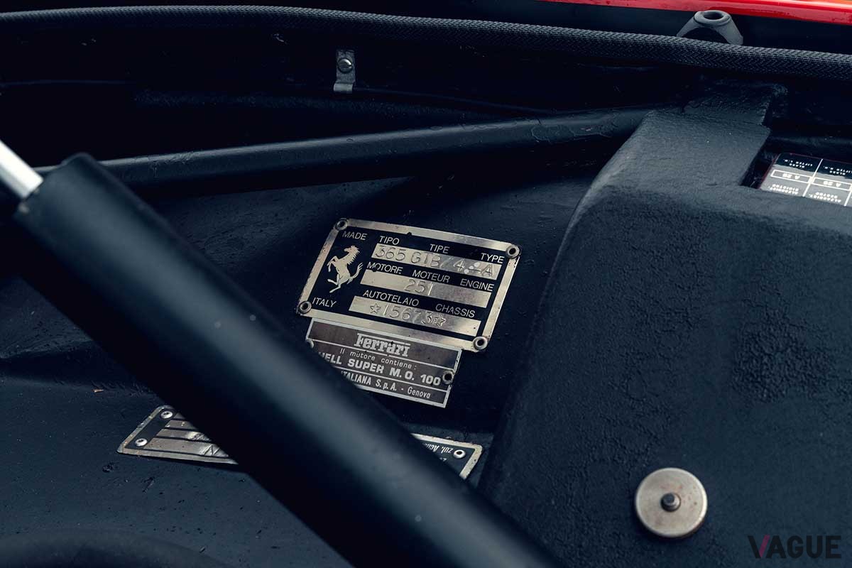 オークションに登場する1972年式フェラーリ「365GTB／4“デイトナ”」Simon Gosselin(c)2025 Courtesy of RM Sotheby's