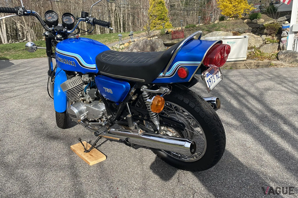 米国オークションに登場、高値で落札された1973年式カワサキ「H2マッハIV」