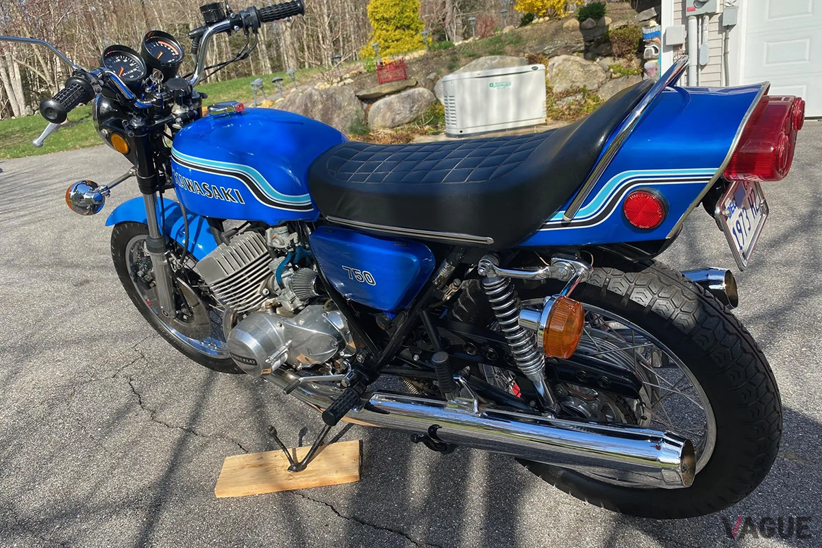 米国オークションに登場、高値で落札された1973年式カワサキ「H2マッハIV」