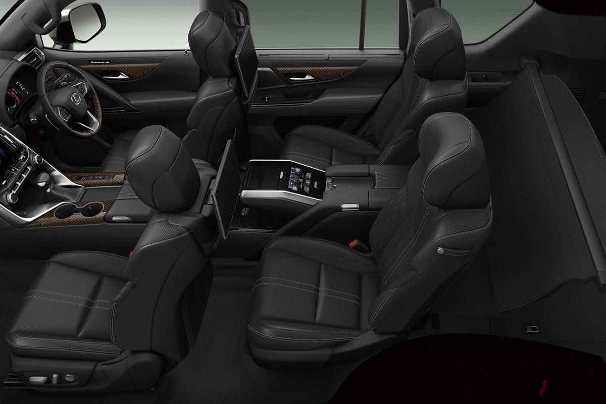 レクサスの最上級SUV「LX」エグゼクティブのインテリア