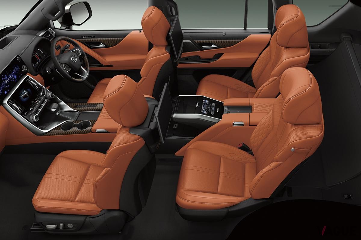レクサスの最上級SUV「LX」エグゼクティブのインテリア