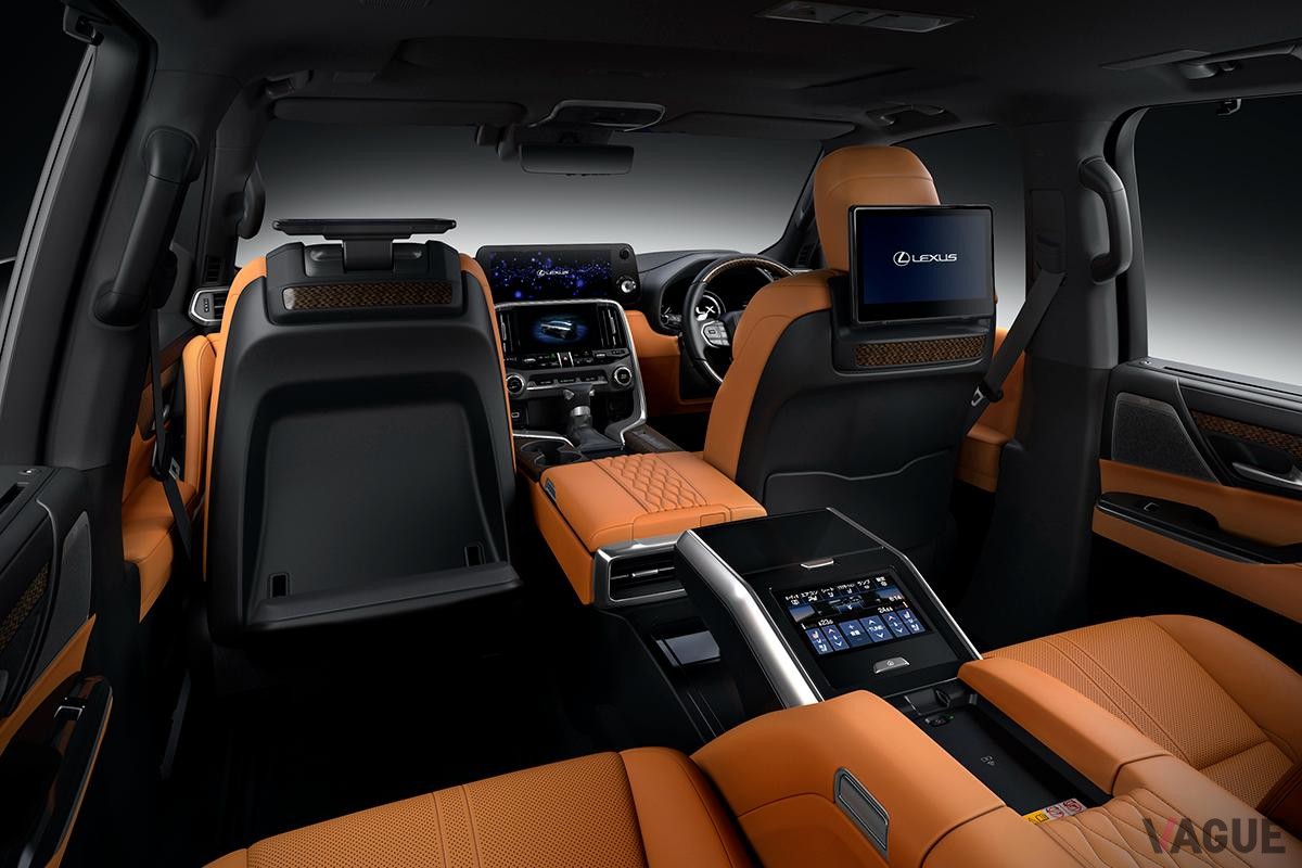 レクサスの最上級SUV「LX」エグゼクティブのインテリア