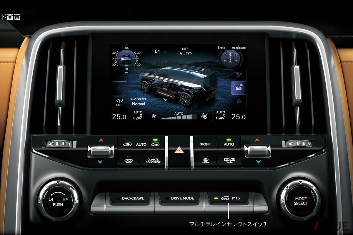 レクサスの最上級SUV「LX」エグゼクティブのインテリア