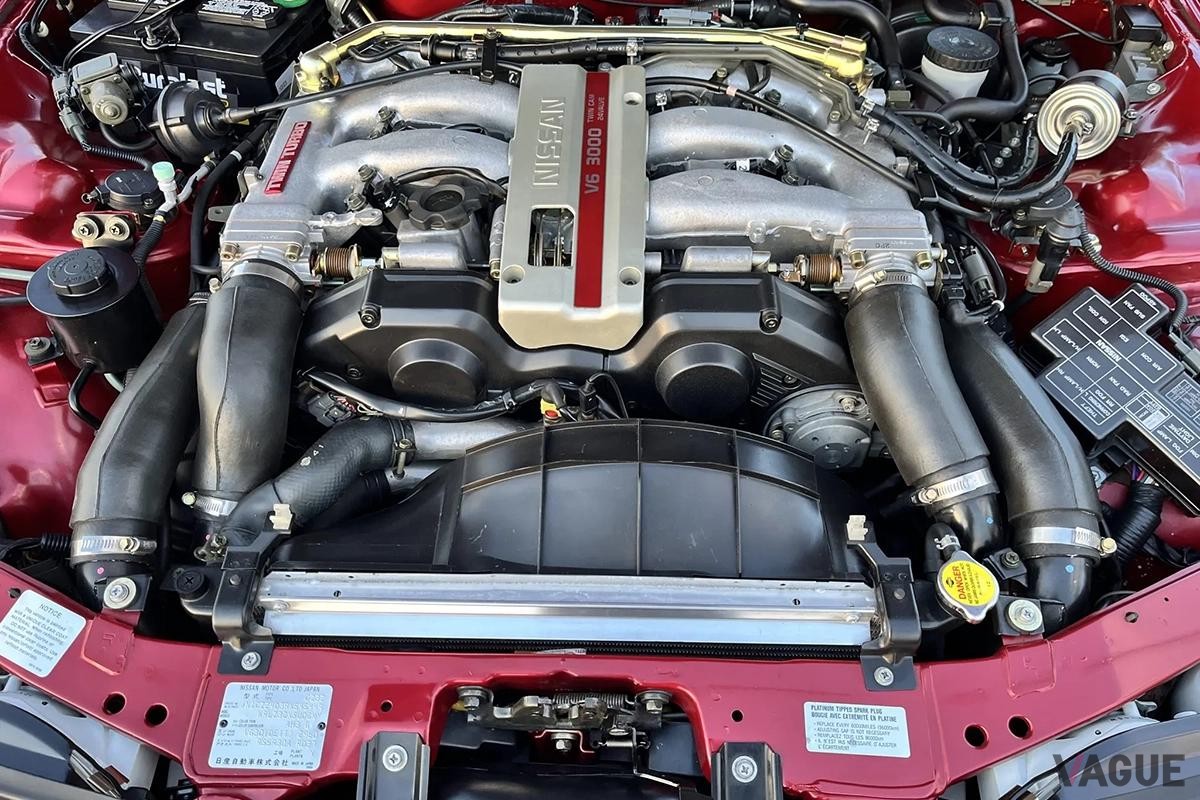 米国オークションに登場した1992年式日産Z32型「フェアレディZ」のエンジン