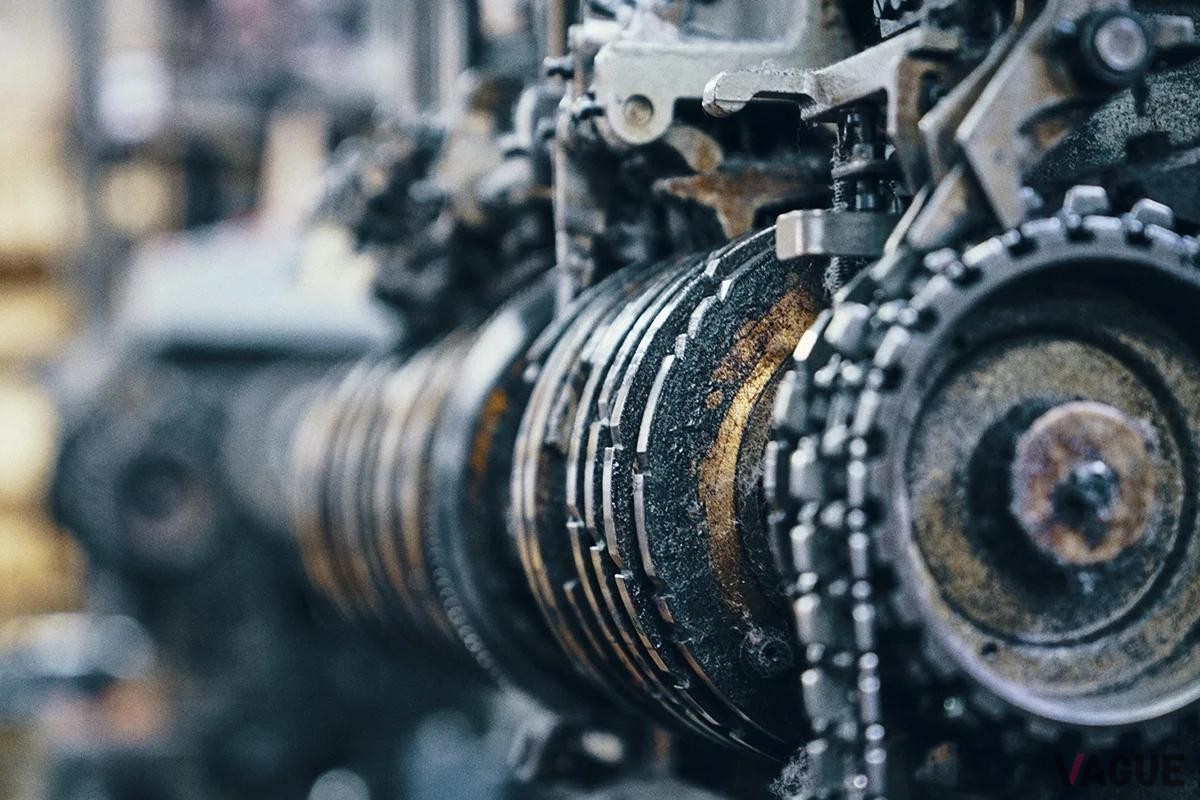 1927年創業の老舗靴下メーカー、創喜の工場