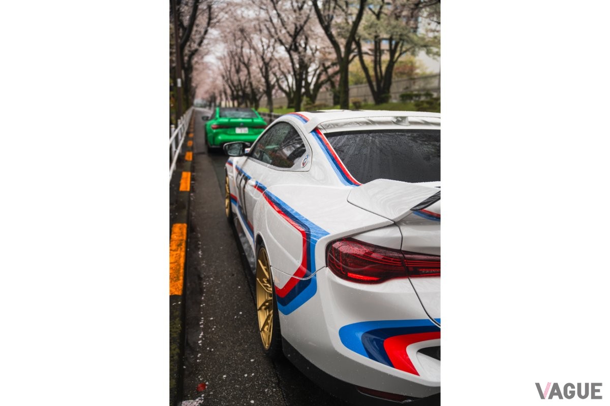 スタディ会長・鈴木“BOB”康昭さんの愛車BMW「3.0 CSL」とシグナルグリーンの「M4」