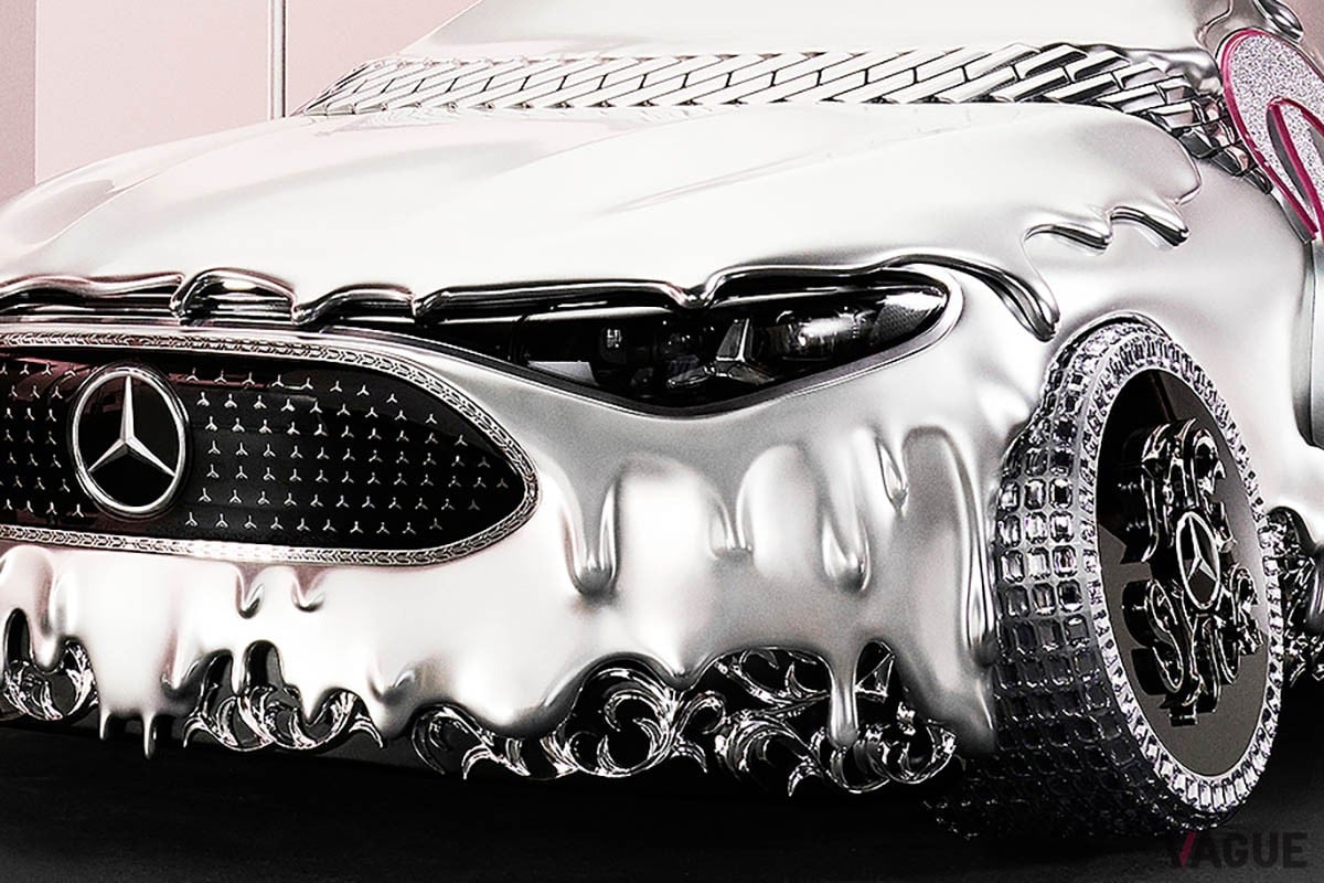 アイス・スパイスが手がけた“アートなCLA”は、溶けたクロームのような独自の輝きを放つ