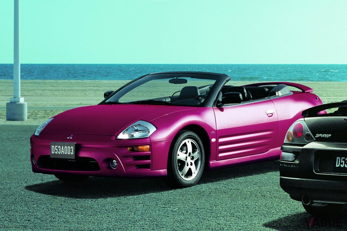 2004年10月に日本で発売された三菱2代目「エクリプススパイダー」