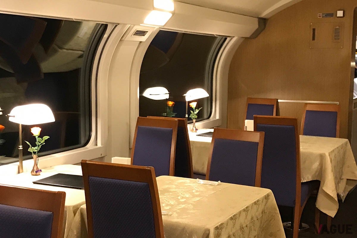 「カシオペア」には豪華な食堂車もついていた