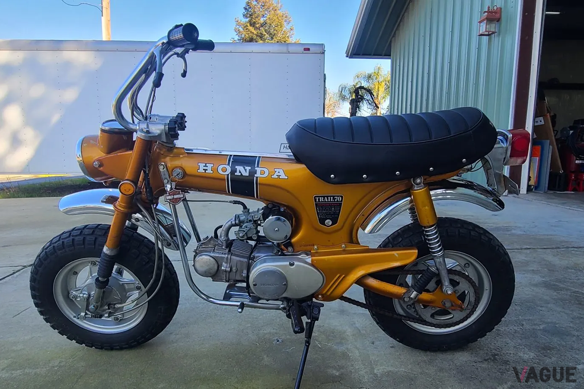 米国オークションに登場、落札された1970年式ホンダ「CT70トレイル」