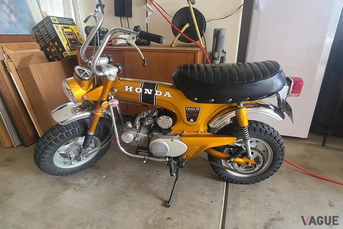 米国オークションに登場、落札された1970年式ホンダ「CT70トレイル」