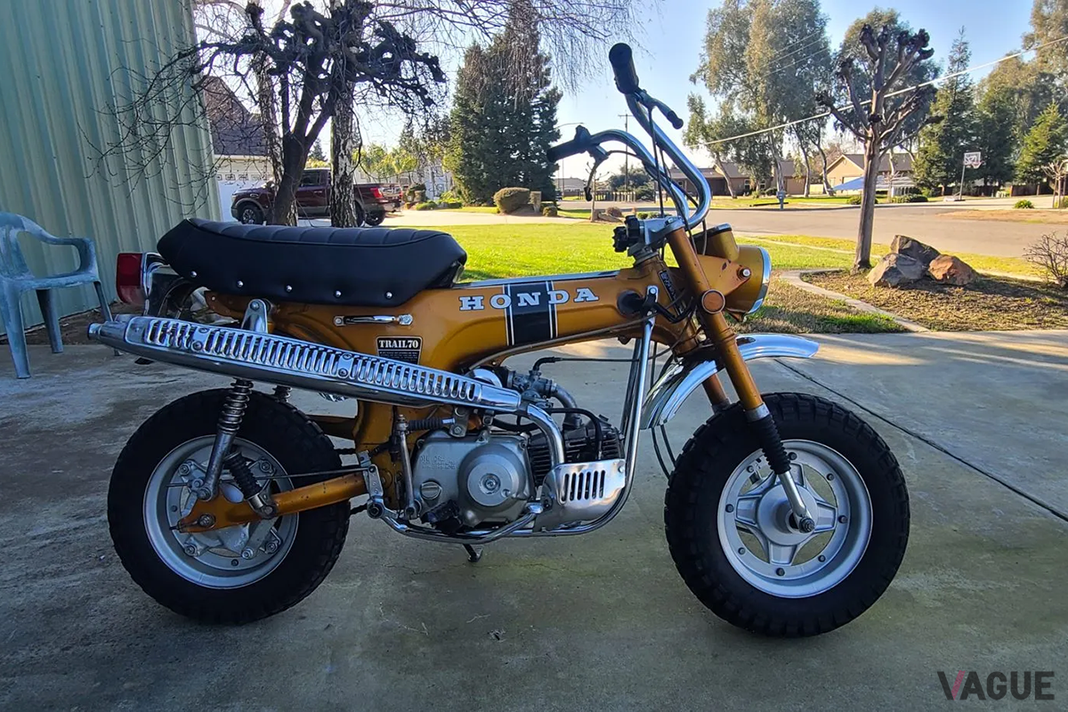 米国オークションに登場、落札された1970年式ホンダ「CT70トレイル」