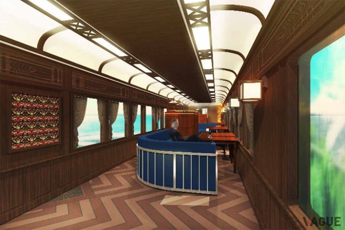 新観光列車「GRAN 天空（グラン テンクウ）」の車室内イメージ図