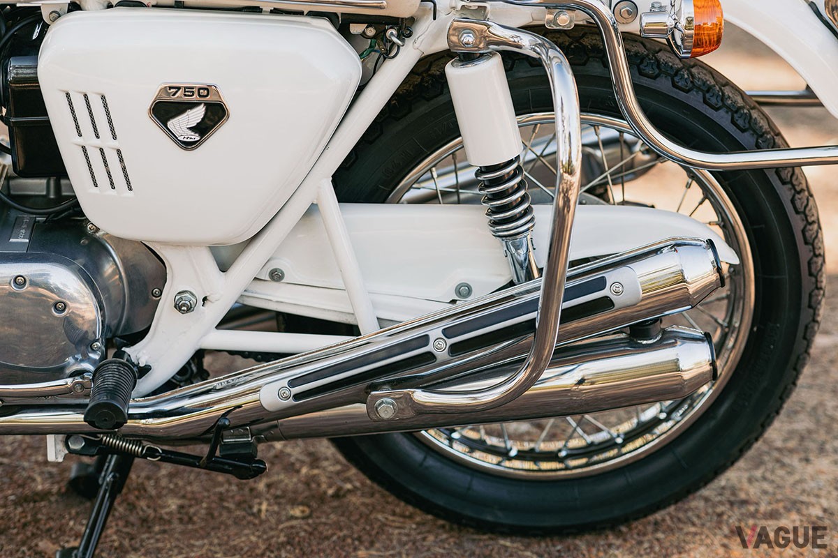 オーストラリアのオンラインオークションに出品された1970年製ホンダ「CB750PO」ポリススペシャル
