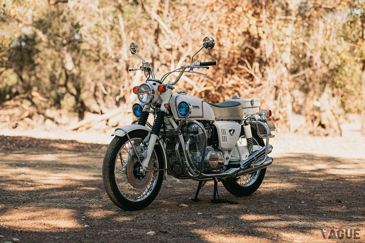 オーストラリアのオンラインオークションに出品された1970年製ホンダ「CB750PO」ポリススペシャル