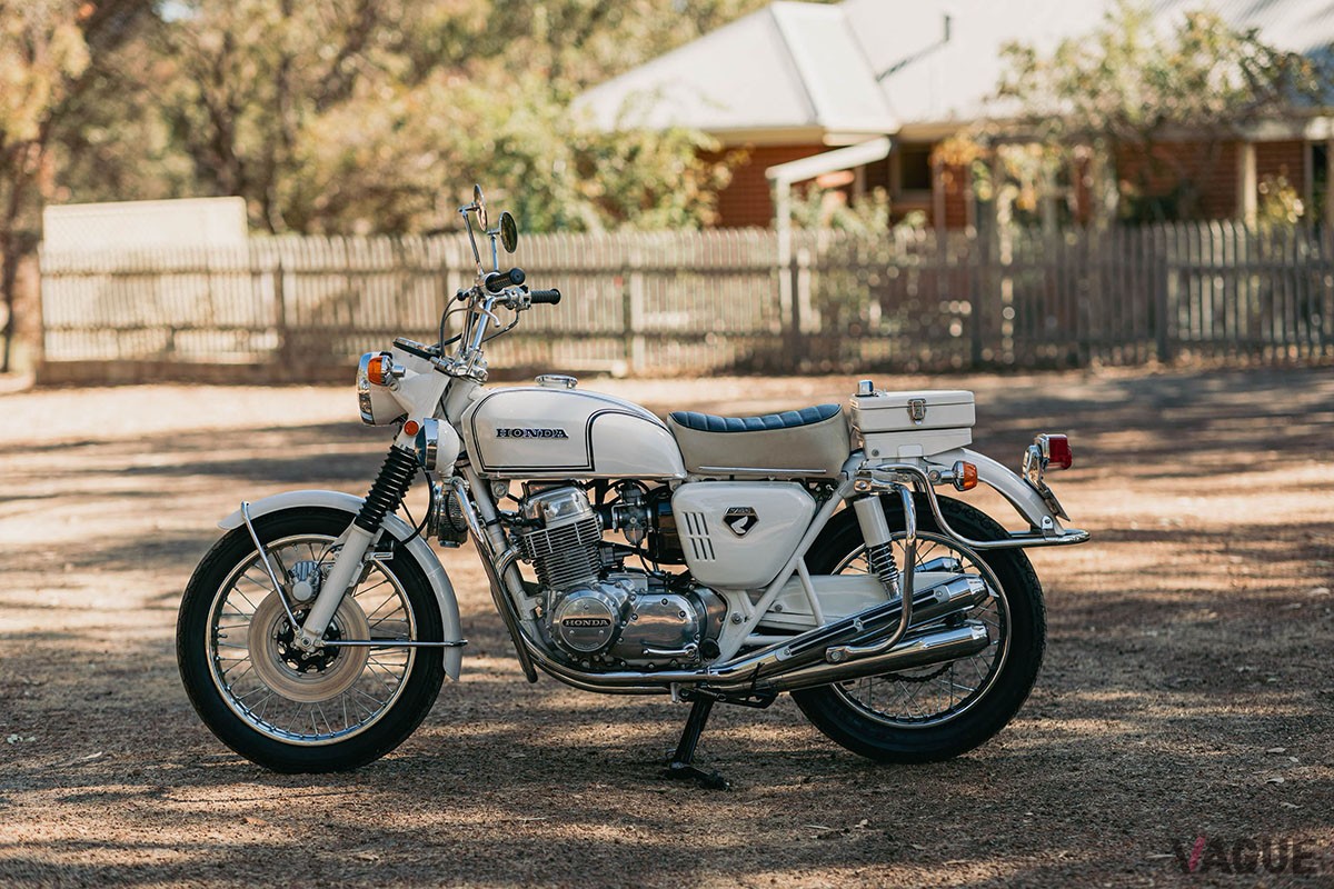 オーストラリアのオンラインオークションに出品された1970年製ホンダ「CB750PO」ポリススペシャル