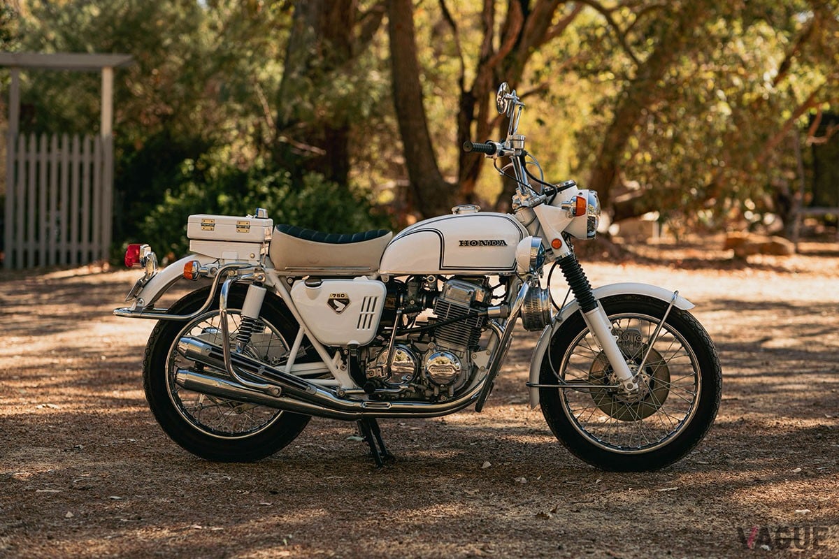 オーストラリアのオンラインオークションに出品された1970年製ホンダ「CB750PO」ポリススペシャル