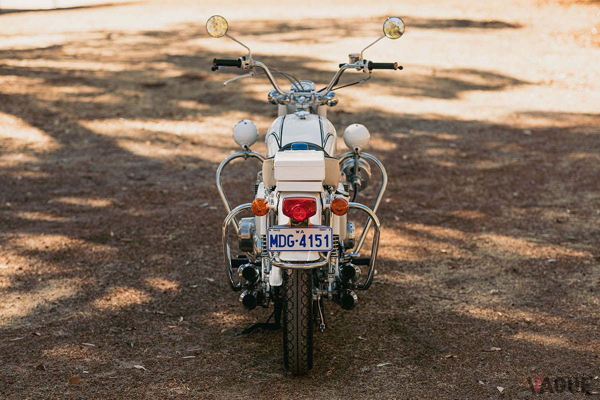 オーストラリアのオンラインオークションに出品された1970年製ホンダ「CB750PO」ポリススペシャル