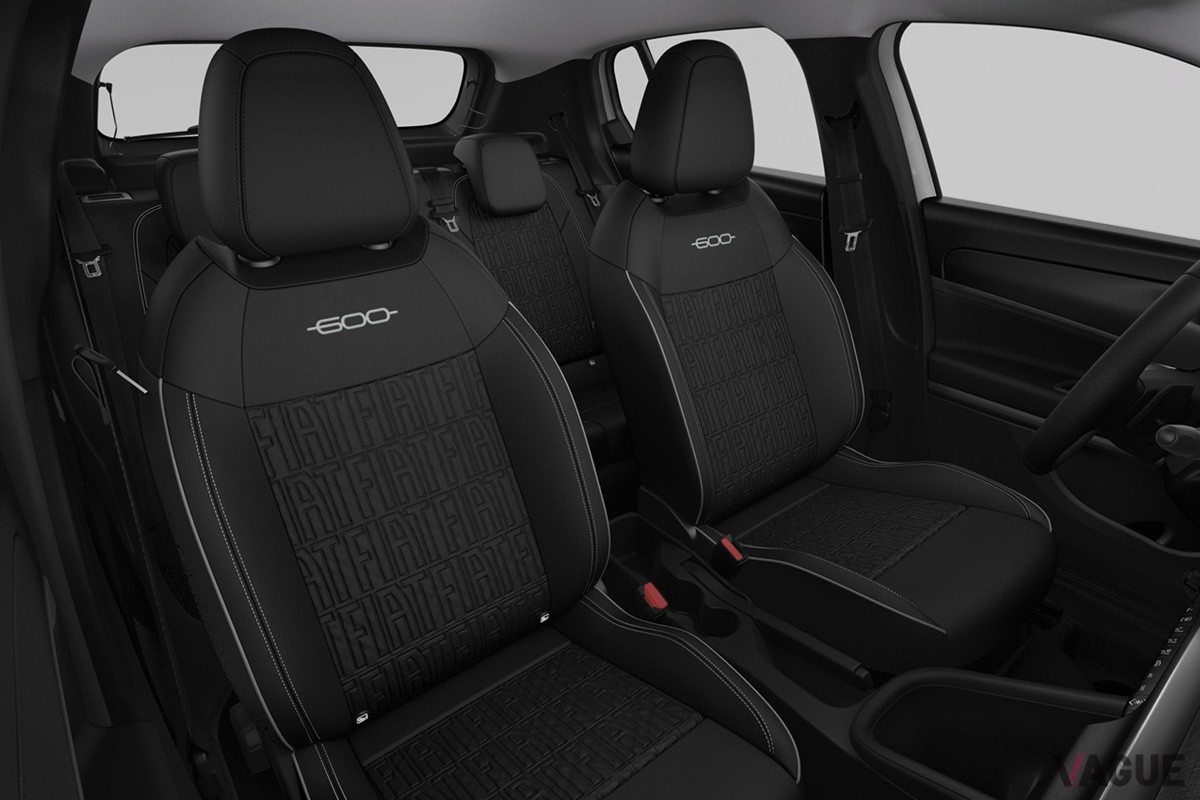 フィアット新型「600ハイブリッド」のインテリア