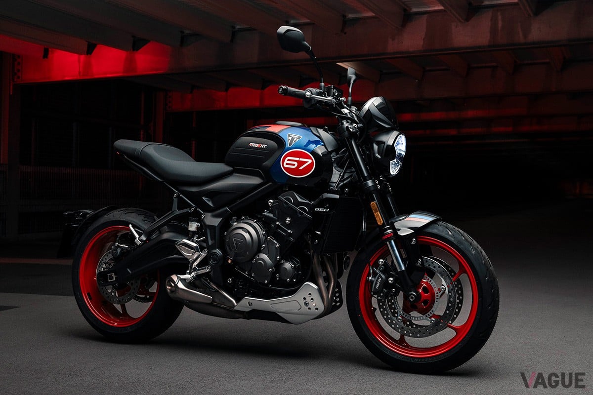 伝説のマシンをオマージュしたトライアンフ「トライデント660」の特別