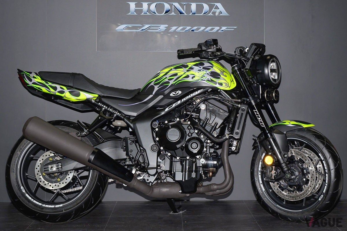 「モーターサイクルショー2025」で世界初公開されたホンダ「CB1000Fコンセプト」に早くもカスタムモデルが登場