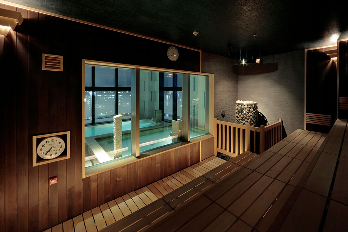 カンデオホテルズ熊本新市街のサウナルーム