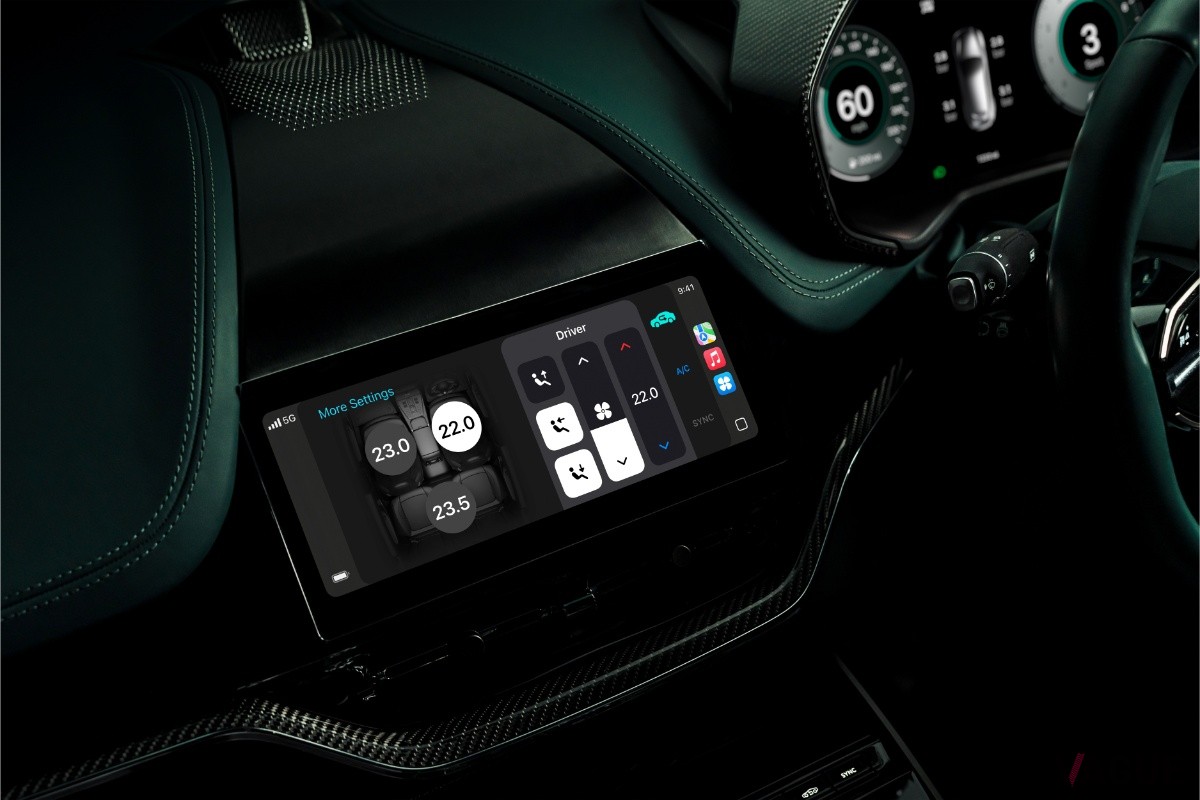 Apple CarPlay Ultraでは、スピードメーターやタコメーターのデザインまで自由にカスタマイズ可能
