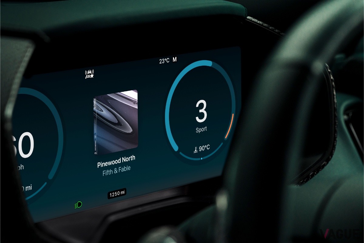 Apple CarPlay Ultraでは、スピードメーターやタコメーターのデザインまで自由にカスタマイズ可能