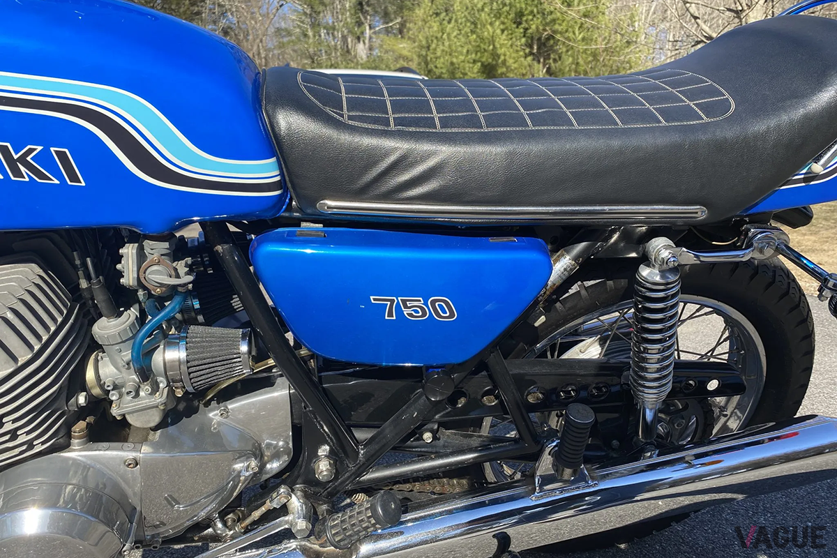 米国オークションに登場、高値で落札された1973年式カワサキ「H2マッハIV」