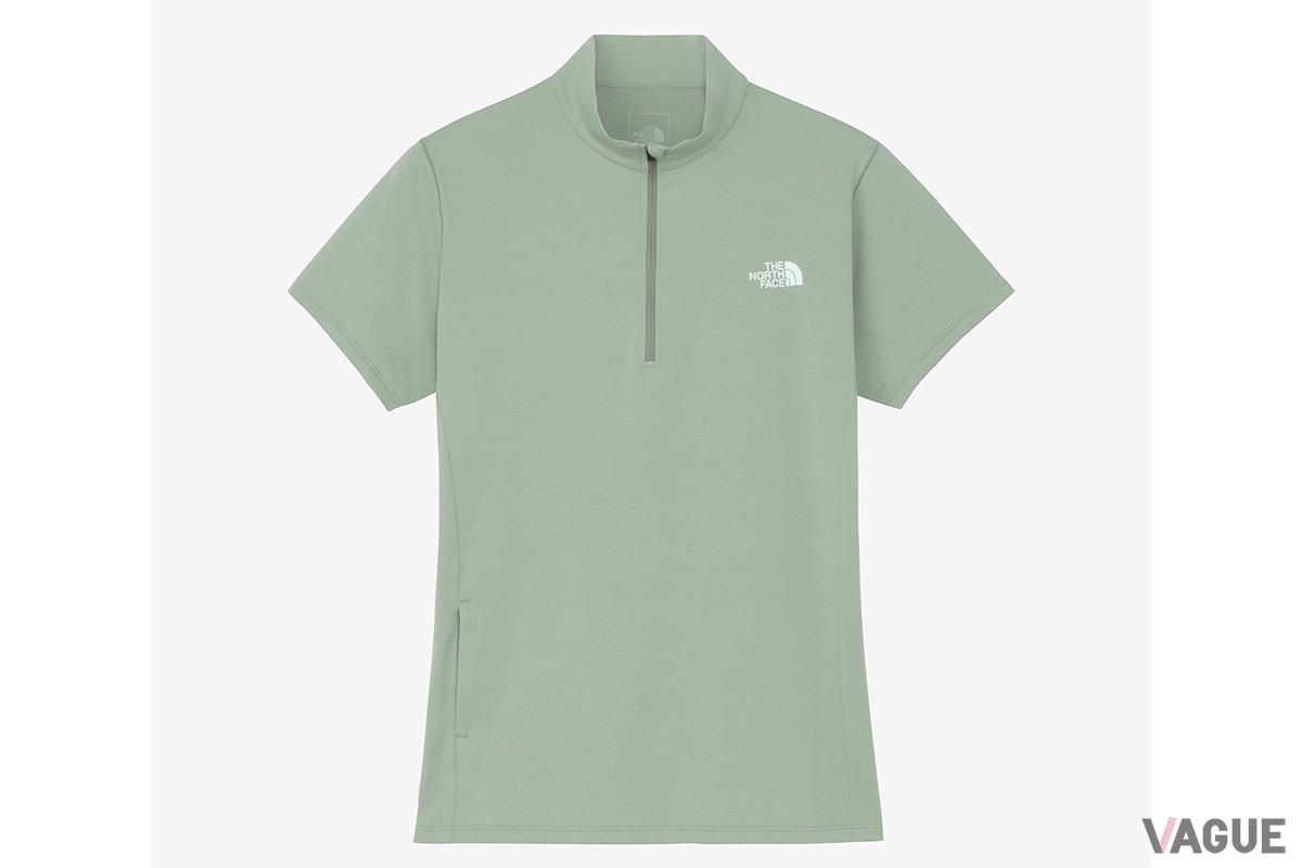 ショートスリーブフラッシュドライスリーディージップアップ（ウィメンズ）：8140円