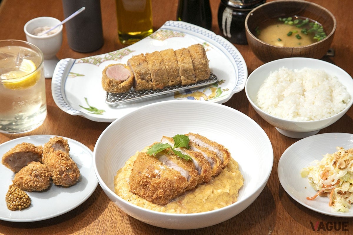 「トンカツで飲める場所がない、というきっかけで生まれた店なんですよ」（店長・金沢）