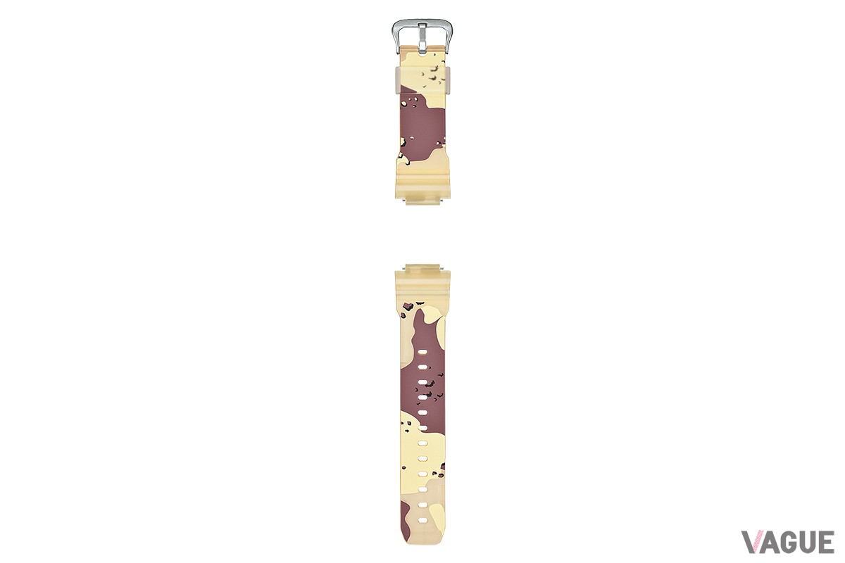 付け替え用バンド。こちらはベージュのマットスケルトンによるストームカモ柄