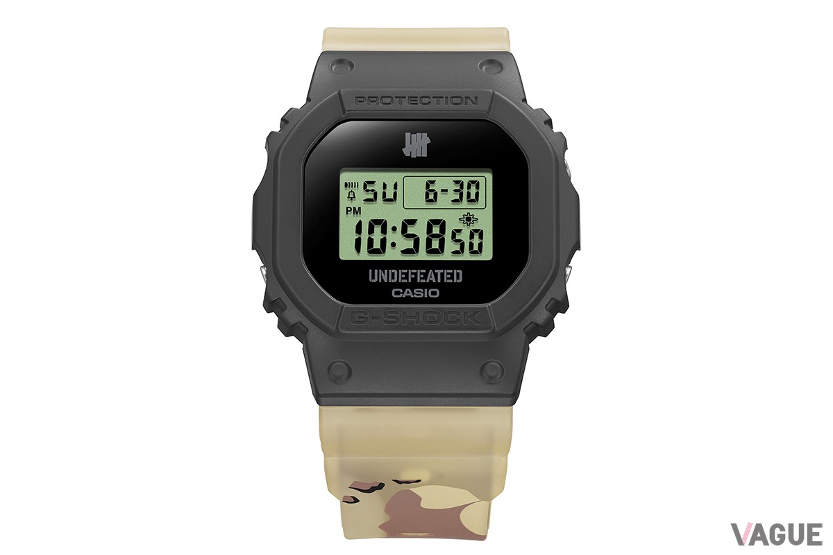 付属のタイガーカモ柄バンドに付け替えた姿