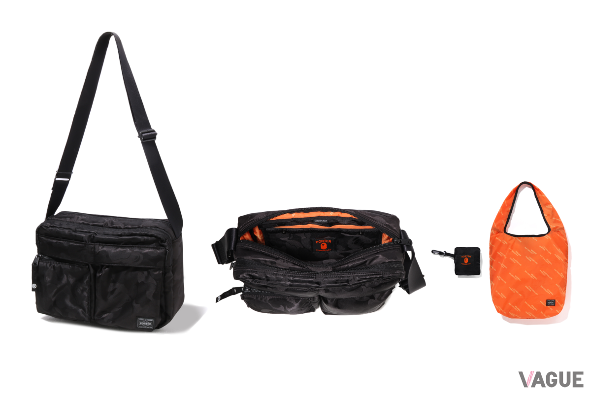 BAPE×PORTER STAND SLING BAG W ZIP(L)：7万1500円