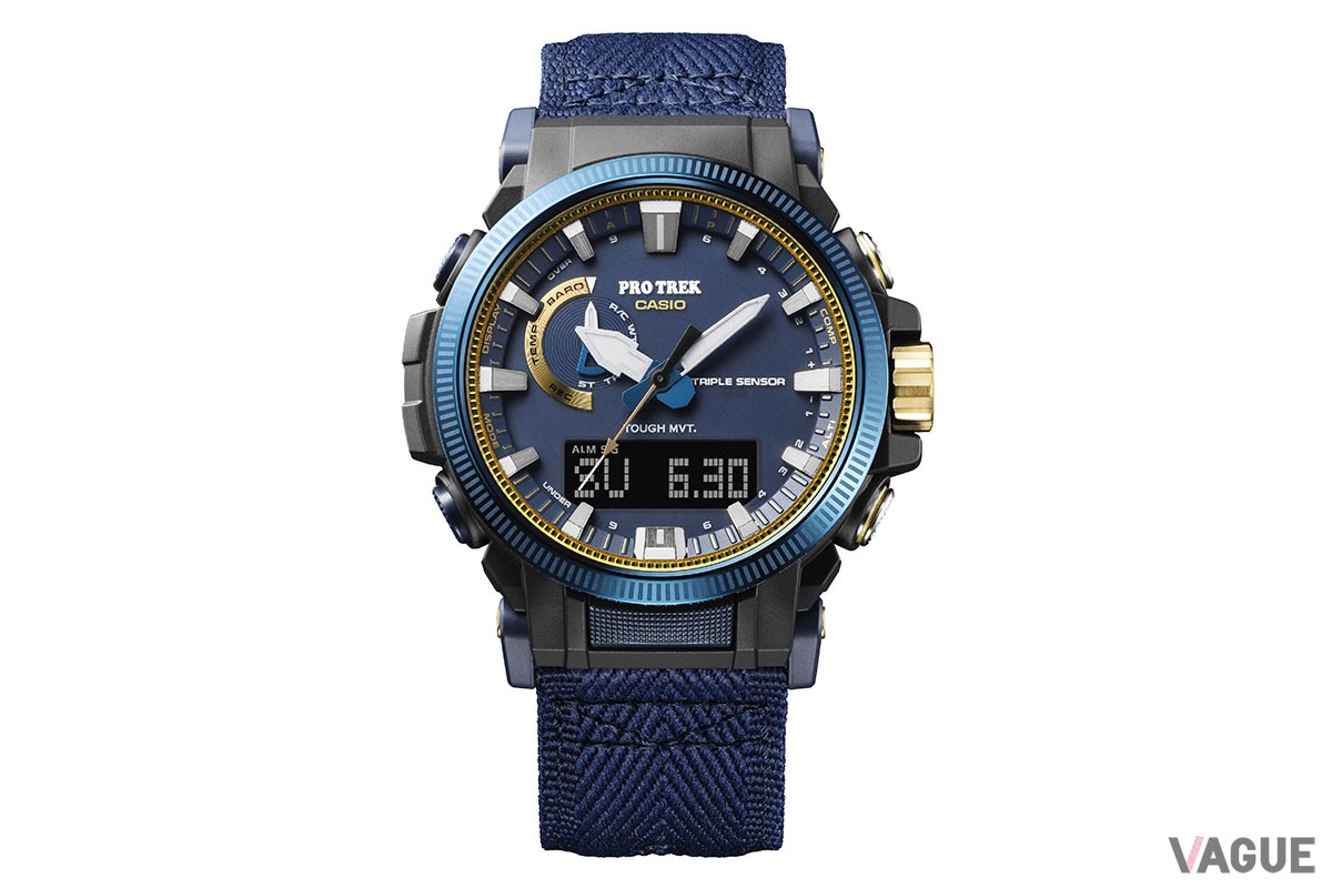 アウトドアウォッチのプロトレックではケースをバイオマスプラスチックとするなど環境への配慮も。