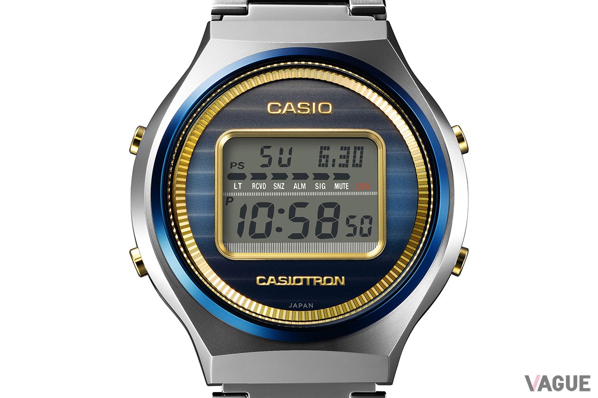 カシオの時計の原点となるカシオトロン復刻モデルを「Sky and Sea」カラーに。